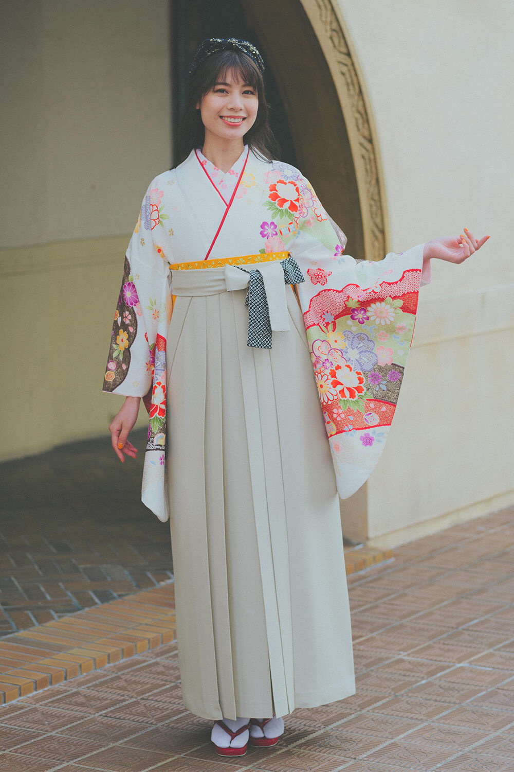 京都で人気の卒業式の袴
