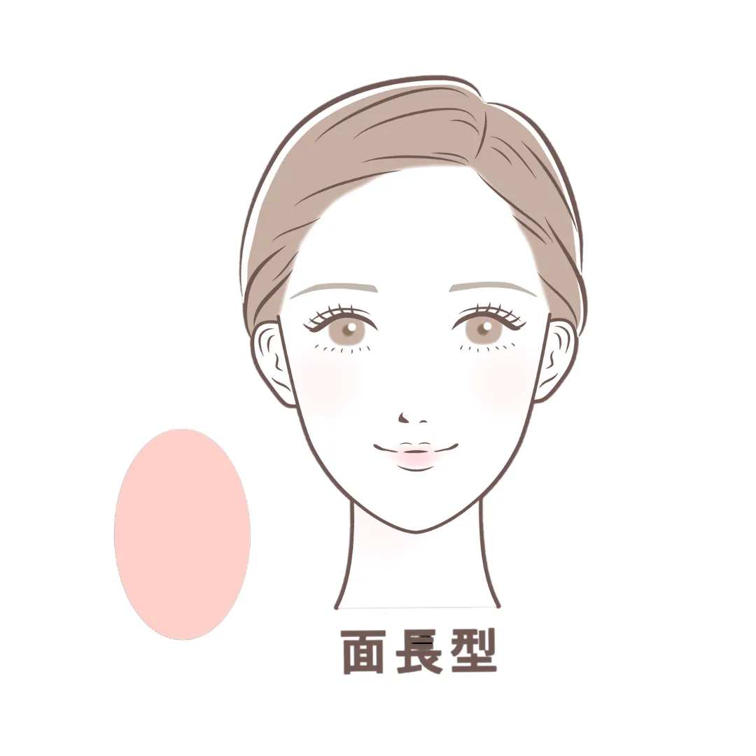 顔の形別おすすめヘアスタイル例