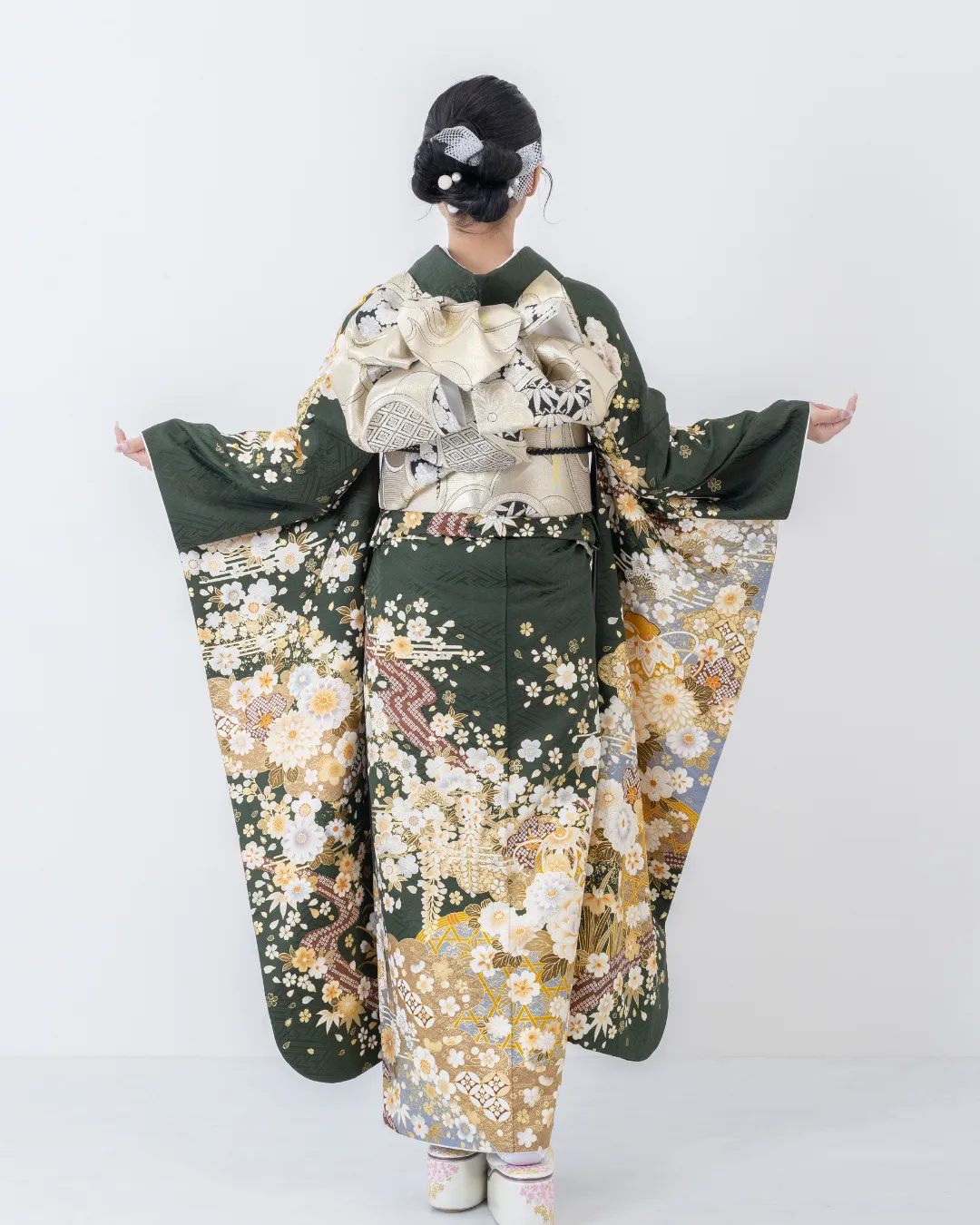 高身長の方が似合う帯結び