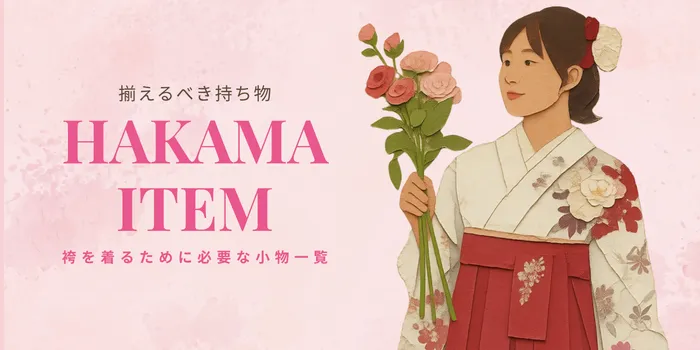 袴を着るときに必要な小物一覧｜卒業式前に揃えるべき持ち物と選び方ガイド